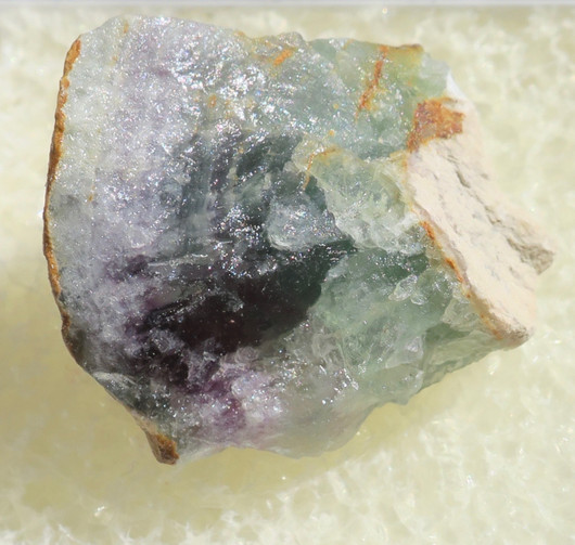 Fluoriitti raaka violetti, vihreä 22mm nro 8R18