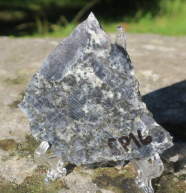 Spektroliitti siivu 70x60x6mm 50g Ylämaa Suomi nro SP16