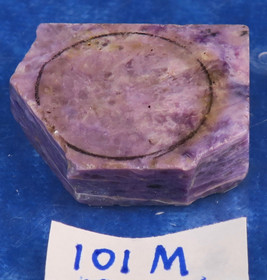 Tsharoiitti siivu 10g 28x22x8mm Hi101m