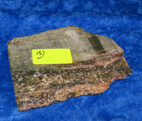 Valtamerijaspis toiselta puolelta hiottu siivu 70x50x19mm 110g nro 15