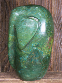 Kiviveistos elefantti verdiitti- afrikan jade 2200g Muvez10