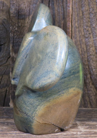 Kiviveistos elefantti 1700g serpentiniitti kivinorsu Muvez18