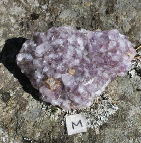 Ametisti kidesykerö 430g 120x80x40mm Brasilia M