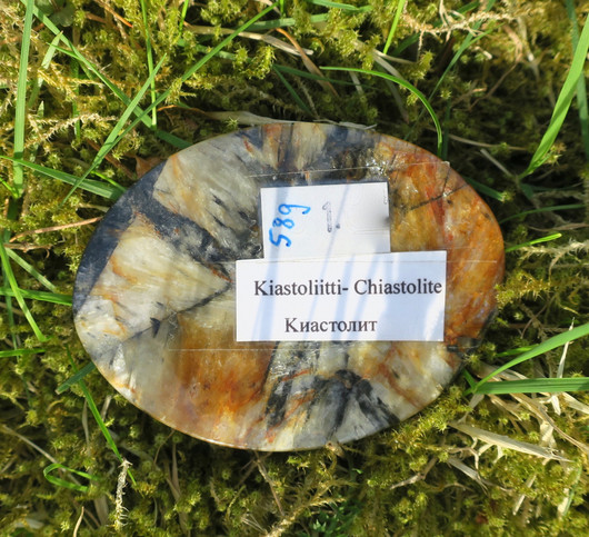 Kiastoliitti taskukivi 58g iso 85x60mm nro1 