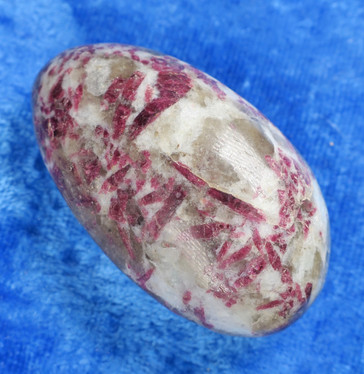 Rubelliitti pinkki turmaliini rumpuhiottu 51g F1