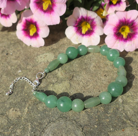 Rannekoru aventuriini vihreä 21-26cm ALINA