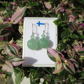 Korvakorut vihreä aventuriini kierrepallo 56kierre4 