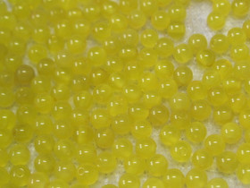 Akaatti keltainen 3mm irtohelmi