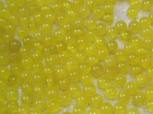 Akaatti keltainen 3mm irtohelmi