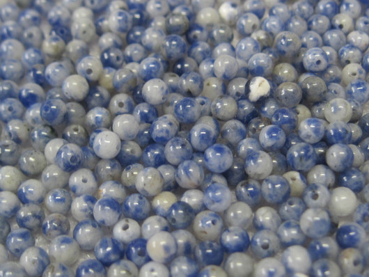 Sodaliitti 3mm sinivalkoinen irtohelmi