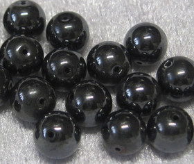 Hematiitti musta kiiltävä 8mm irtohelmi