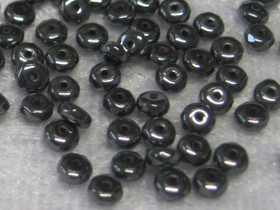 Hematiitti viistehiottu 3x2mm irtohelmi