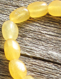 Kalsiitti keltainen 8x16mm irtohelmi