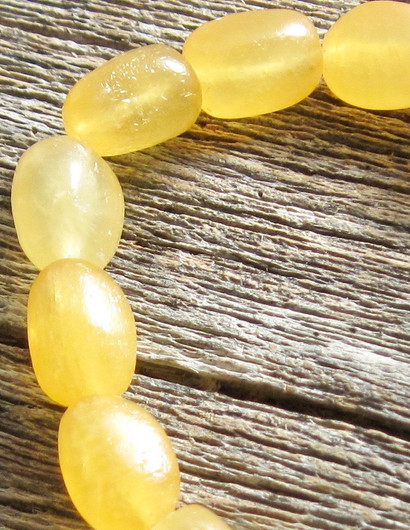 Kalsiitti keltainen 8x16mm irtohelmi