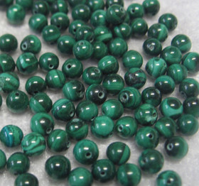 Malakiitti vihreä 8mm irtohelmi