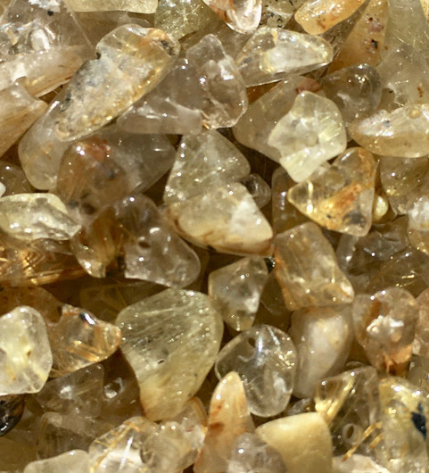 Rutiilikvartsi sipsihelmi  irtohelmi 