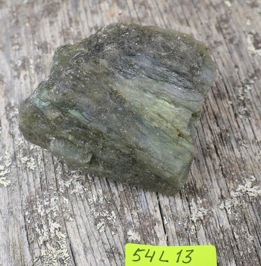 Labradoriitti 1 sivu hiottu 62g 45x35x25mm 54L13