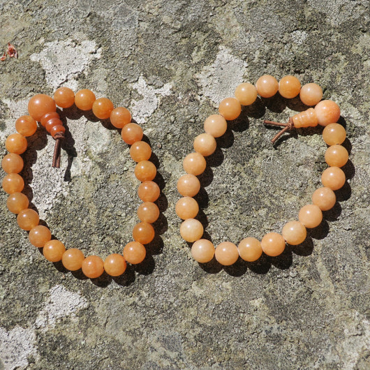 Rannekoru aventuriini oranssi 8mm