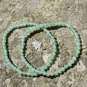 Rannekoru vihreä aventuriini 4mm