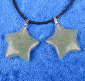 Riipus aventuriinitähti vihreä 25mm