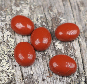 Kapussi punainen jaspis 8x10mm 