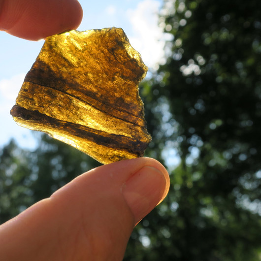 Tektiitti musta Thaimaa 16gS