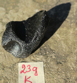 Tektiitti musta Thaimaa 23gK