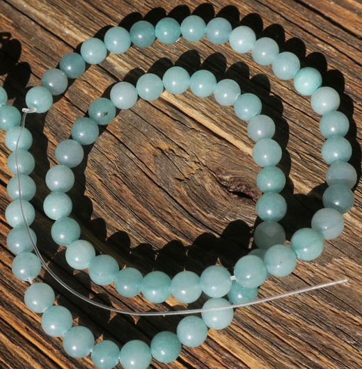 Kvartsi sinivihreä 6mm värjätty irtohelmi