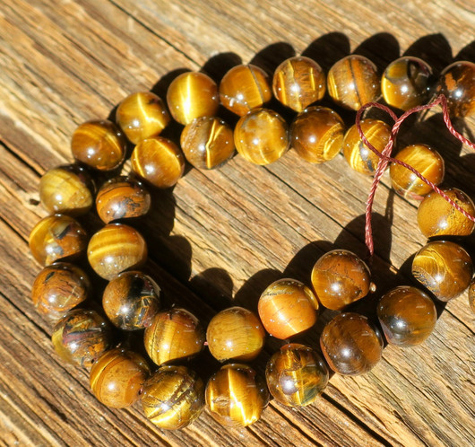 Tiikerinsilmä 10mm ruskea irtohelmi