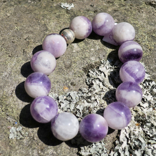 Rannekoru ametistikvartsi 16mm  54R16. Valitse koko