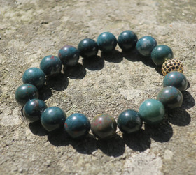 Rannekoru heliotrooppijaspis 10mm