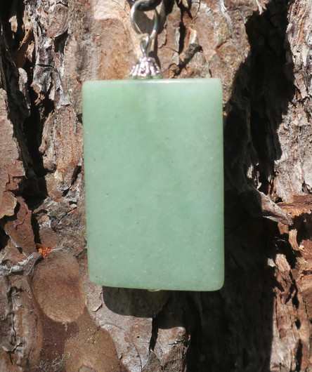 Riipus vihreä aventuriini 35x25mm, kookas suorakaide RAV7