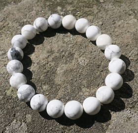 Rannekoru magnesiitti valkoinen 10mm