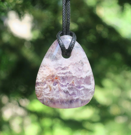 Riipus ametisti porattu 37x30mm litteä RAM7