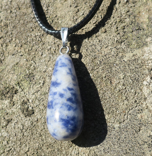 Riipus sinikvartsi pisara 25mm RSi5