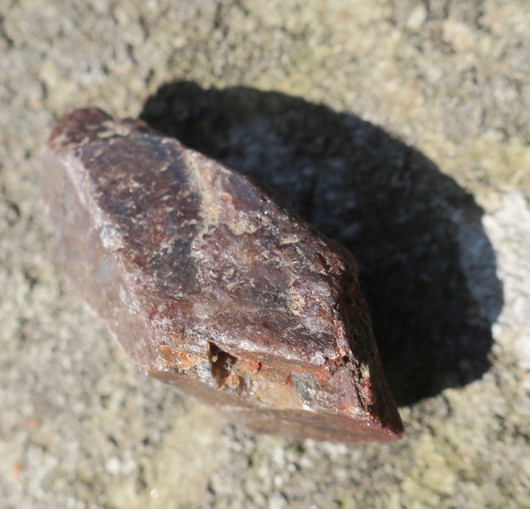 Korundi raaka kide 38x17mm 18,8g Intia