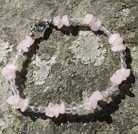 Rannekoru ruusukvartsi ja vuorikide, lukollinen