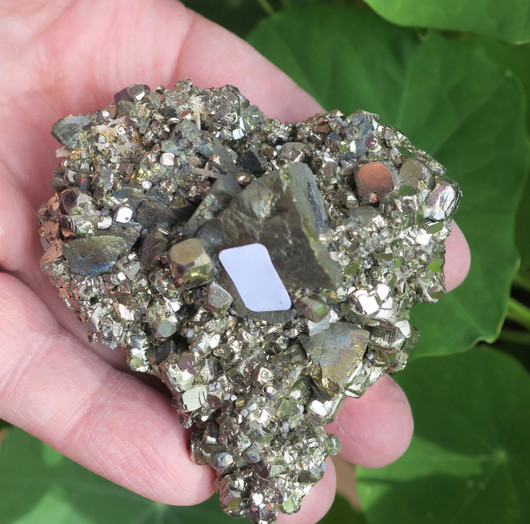 Pyriitti kidesykerö 297g 70x70x45mm Peru 49S4