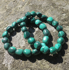 Rannekoru malakiitti rumpuhiottu 8-15mm