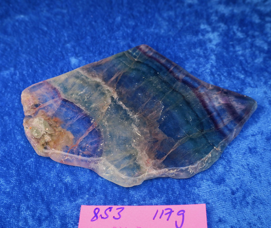 Fluoriitti siivu 117g 114x84x7mm 8s3