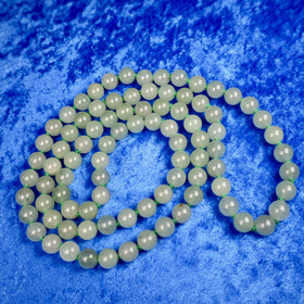 Helmet vihreä aventuriini 8mm solmitut 80cm pitkät