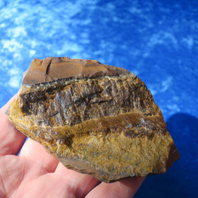 Tiikerinsilmä raaka siivu 221g Etelä-Afrikka Ti221 ks. video