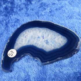 Akaattilevy sininen 70x50mm SF