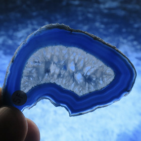 Akaattilevy sininen 70x50mm SF