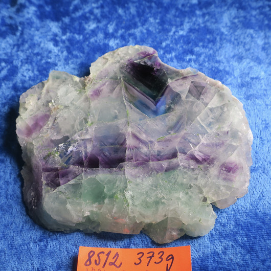 Fluoriitti siivu 373g 120x110x13mm 8s12 