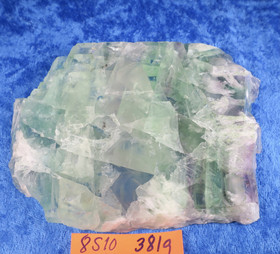 Fluoriitti siivu 381g 123x100x13mm 8s10 