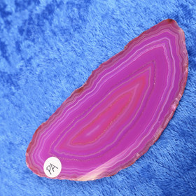 Akaattilevy pinkki 80x40mm siivu PA