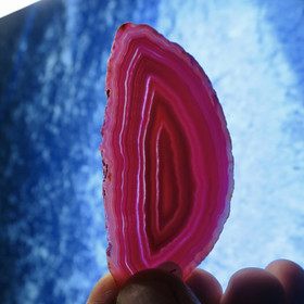 Akaattilevy pinkki 80x40mm siivu PA