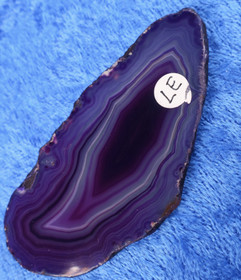 Akaattilevy violetti 70x35mm siivu LE