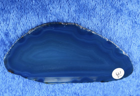 Akaattilevy sinivihreä 80x40mm siivu TE